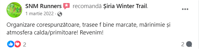 Siria Winter Trail 2023 recenzie SNM Runners