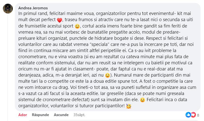 Siria Winter Trail 2023 recenzie Madalina Anamariei